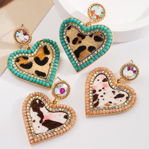 Fashion Jewelry Leather Earrings For Women YWHME-124