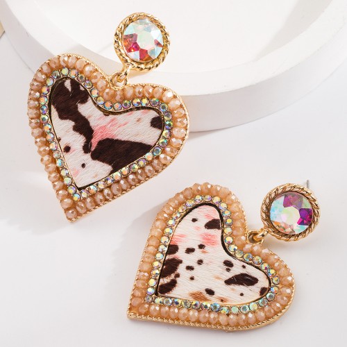 Fashion Jewelry Leather Earrings For Women YWHME-124