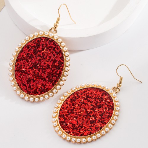 Fashion Jewelry Leather Earrings For Women YWHME-126