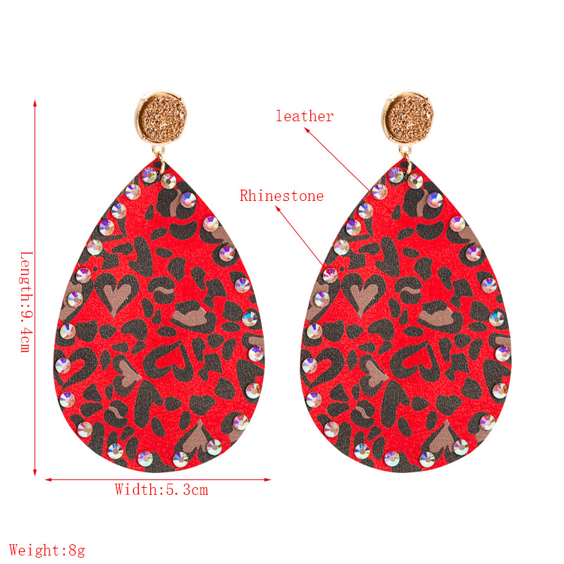 Fashion Jewelry Leather Earrings For Women YWHME-13 