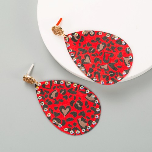 Fashion Jewelry Leather Earrings For Women YWHME-13