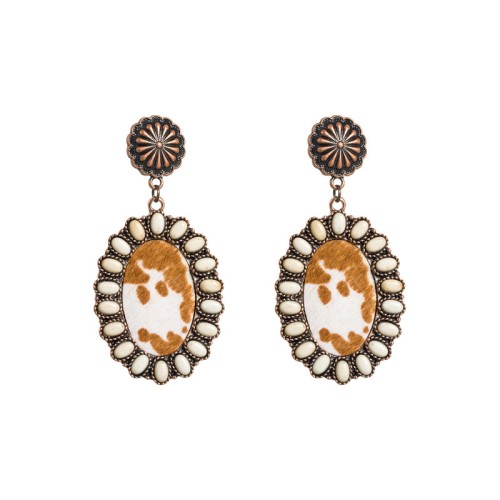 Fashion Jewelry Leather Earrings For Women YWHME-14