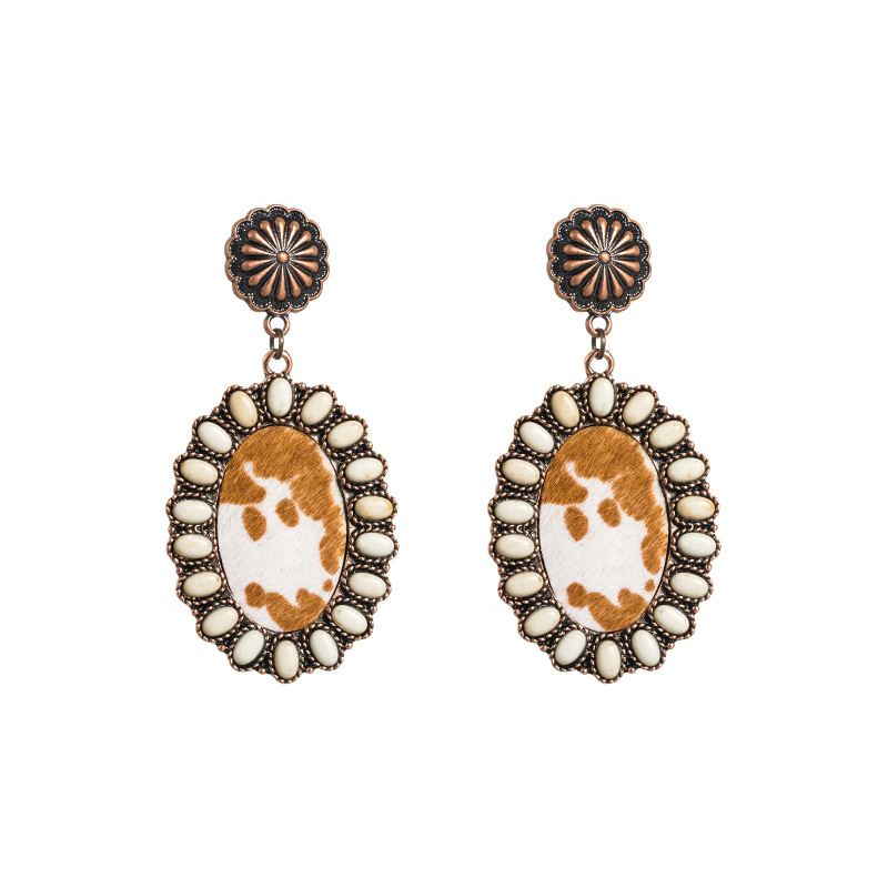 Fashion Jewelry Leather Earrings For Women YWHME-14 