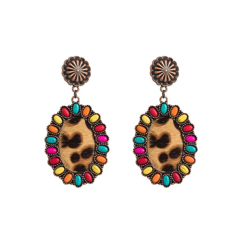 Fashion Jewelry Leather Earrings For Women YWHME-14 