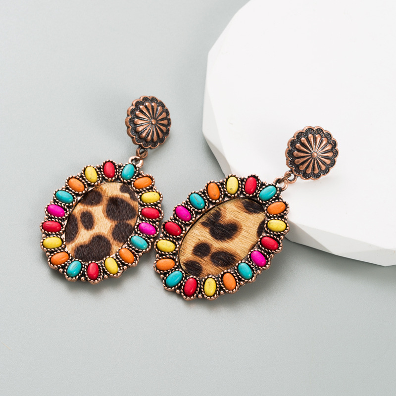 Fashion Jewelry Leather Earrings For Women YWHME-14 