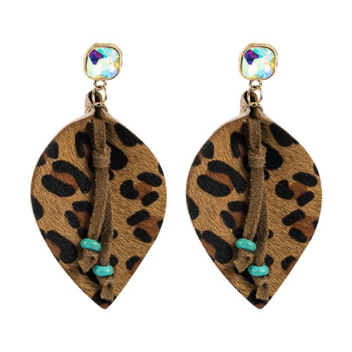 Fashion Jewelry Leather Earrings For Women YWHME-15