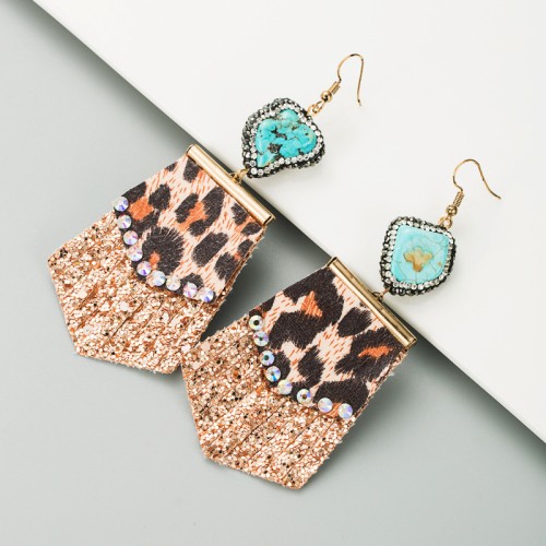 Fashion Jewelry Leather Earrings For Women YWHME-17