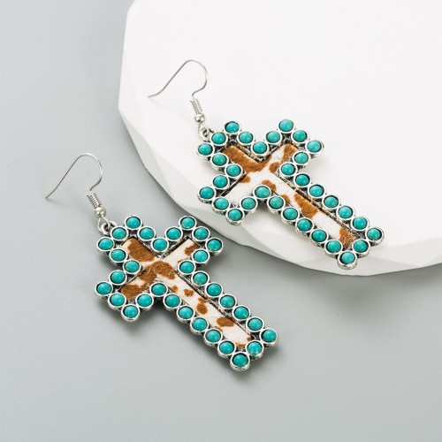 Fashion Jewelry Leather Earrings For Women YWHME-18