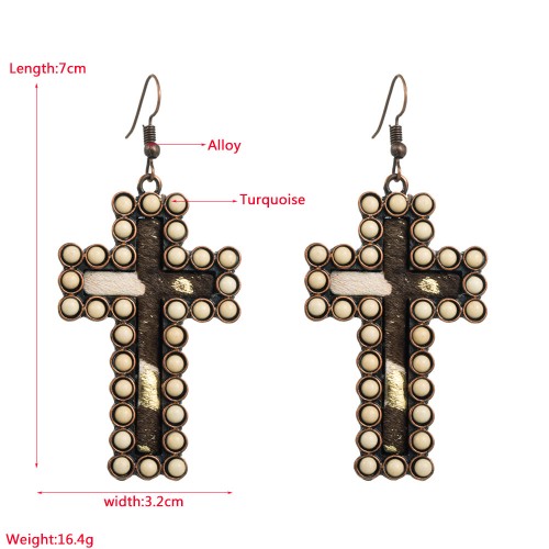 Fashion Jewelry Leather Earrings For Women YWHME-18