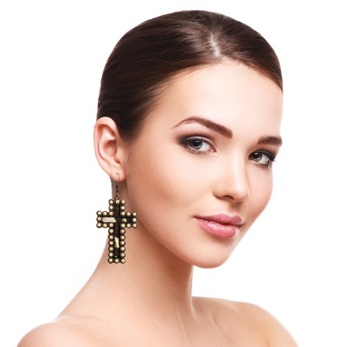 Fashion Jewelry Leather Earrings For Women YWHME-18