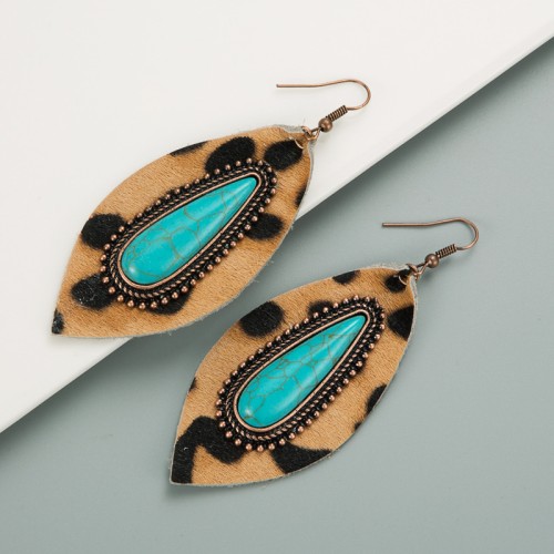 Fashion Jewelry Leather Earrings For Women YWHME-19