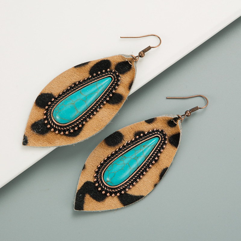 Fashion Jewelry Leather Earrings For Women YWHME-19 