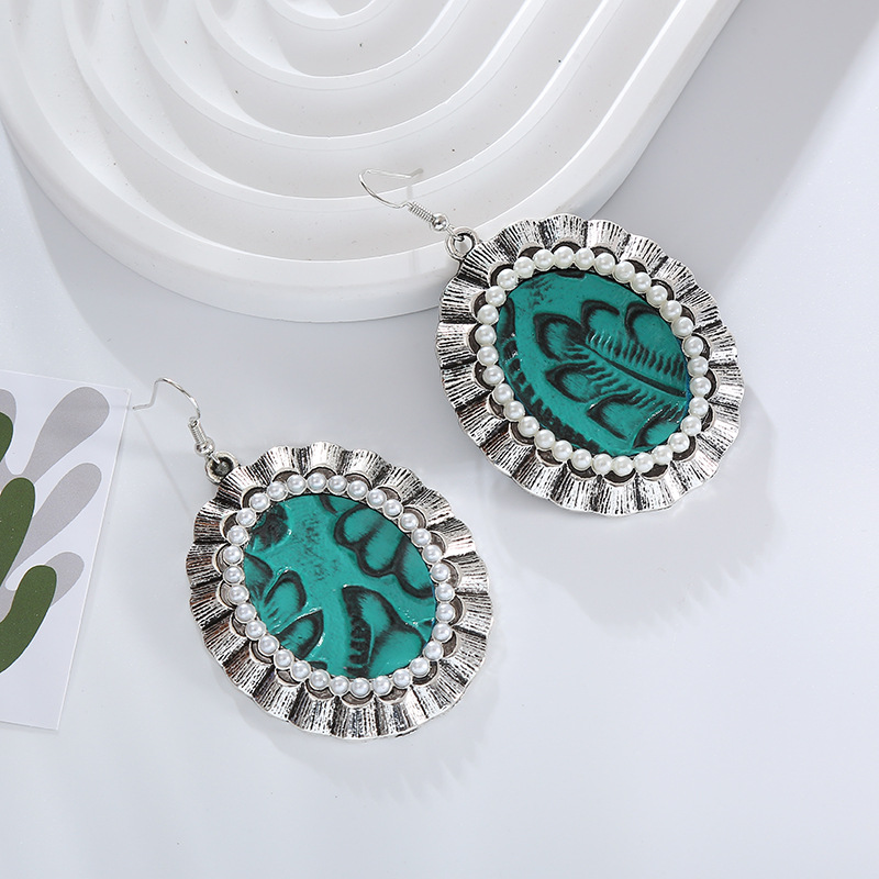 Fashion Jewelry Leather Earrings For Women YWHME-21 