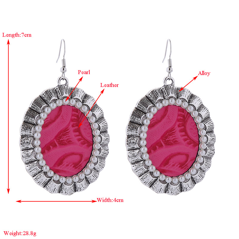 Fashion Jewelry Leather Earrings For Women YWHME-21 