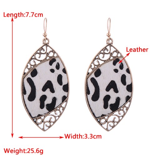 Fashion Jewelry Leather Earrings For Women YWHME-23