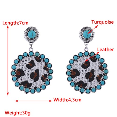 Fashion Jewelry Leather Earrings For Women YWHME-24