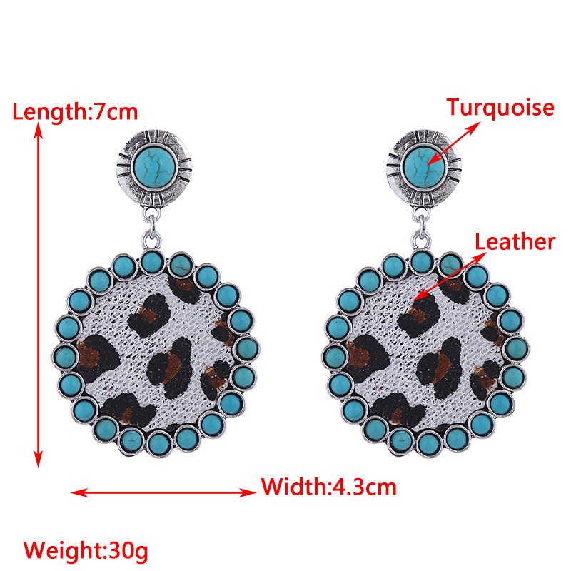 Fashion Jewelry Leather Earrings For Women YWHME-24 