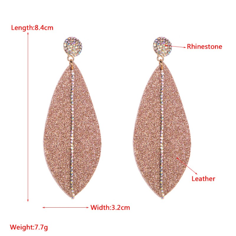 Fashion Jewelry Leather Earrings For Women YWHME-25 