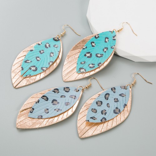 Fashion Jewelry Leather Earrings For Women YWHME-26