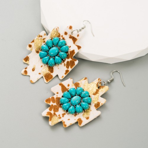 Fashion Jewelry Leather Earrings For Women YWHME-27