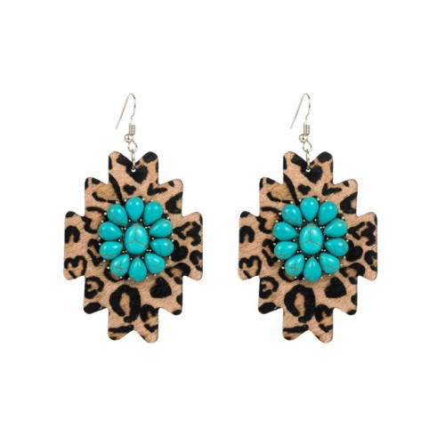 Fashion Jewelry Leather Earrings For Women YWHME-27