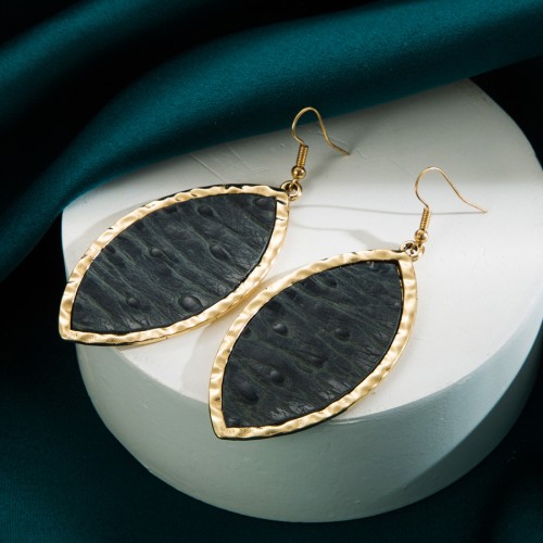 Fashion Jewelry Leather Earrings For Women YWHME-29