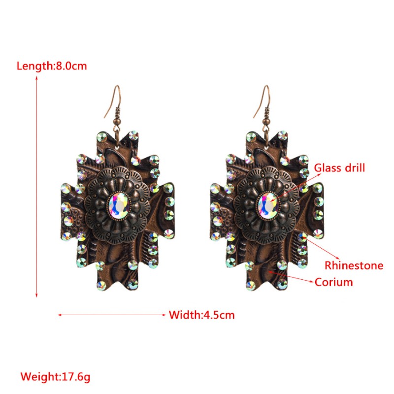 Fashion Jewelry Leather Earrings For Women YWHME-32 