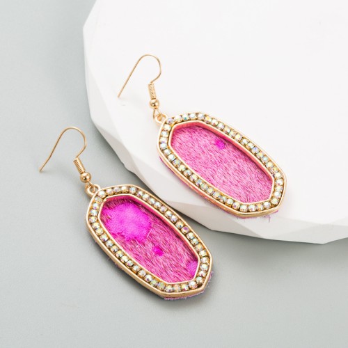 Fashion Jewelry Leather Earrings For Women YWHME-35