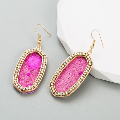 Fashion Jewelry Leather Earrings For Women YWHME-35