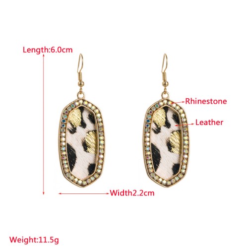 Fashion Jewelry Leather Earrings For Women YWHME-35