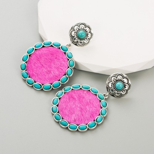 Fashion Jewelry Leather Earrings For Women YWHME-37