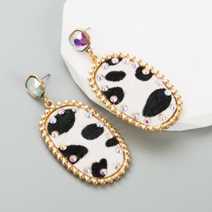 Fashion Jewelry Leather Earrings For Women YWHME-41 