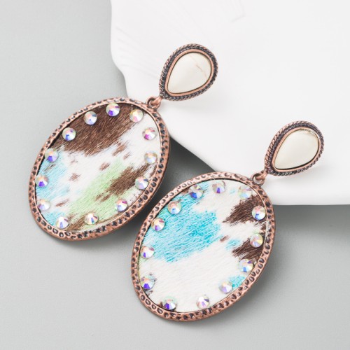 Fashion Jewelry Leather Earrings For Women YWHME-43