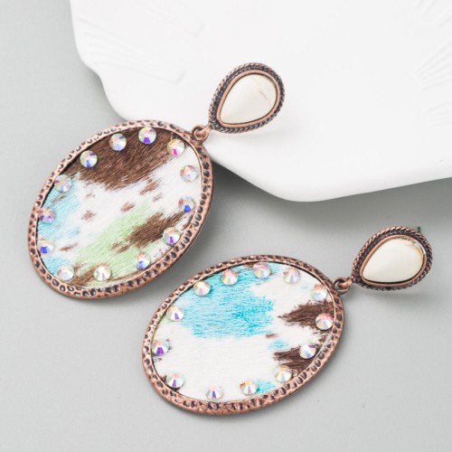 Fashion Jewelry Leather Earrings For Women YWHME-43