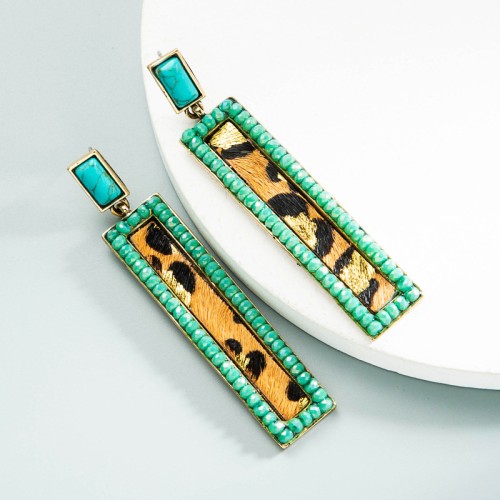 Fashion Jewelry Leather Earrings For Women YWHME-46