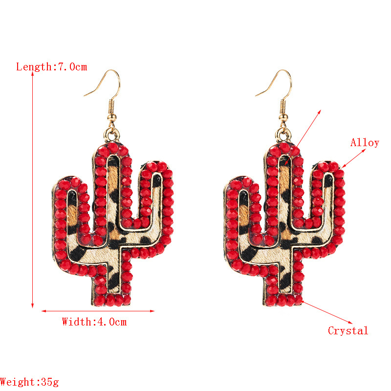 Fashion Jewelry Leather Earrings For Women YWHME-48 