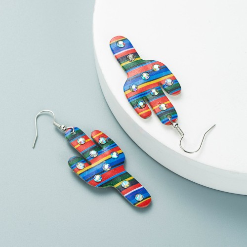 Fashion Jewelry Leather Earrings For Women YWHME-49