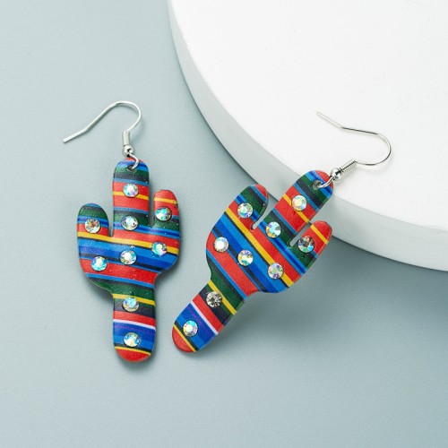 Fashion Jewelry Leather Earrings For Women YWHME-49