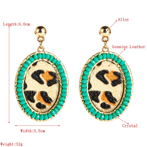 Fashion Jewelry Leather Earrings For Women YWHME-52