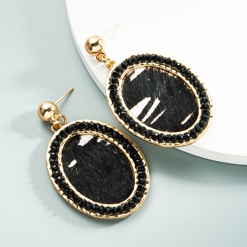 Fashion Jewelry Leather Earrings For Women YWHME-52