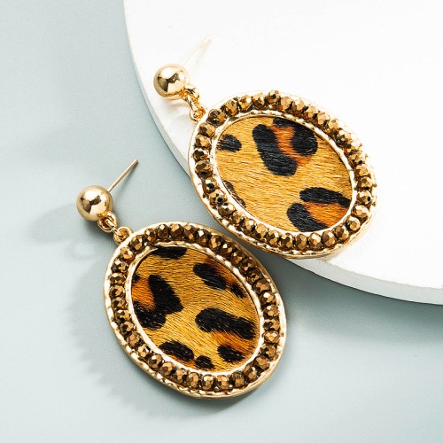 Fashion Jewelry Leather Earrings For Women YWHME-52