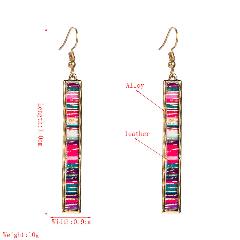 Fashion Jewelry Leather Earrings For Women YWHME-54 