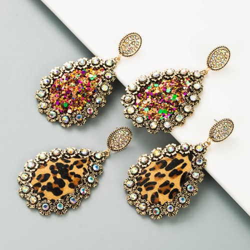 Fashion Jewelry Leather Earrings For Women YWHME-55