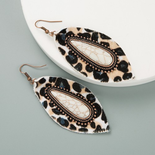 Fashion Jewelry Leather Earrings For Women YWHME-56