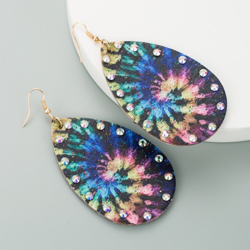 Fashion Jewelry Leather Earrings For Women YWHME-58