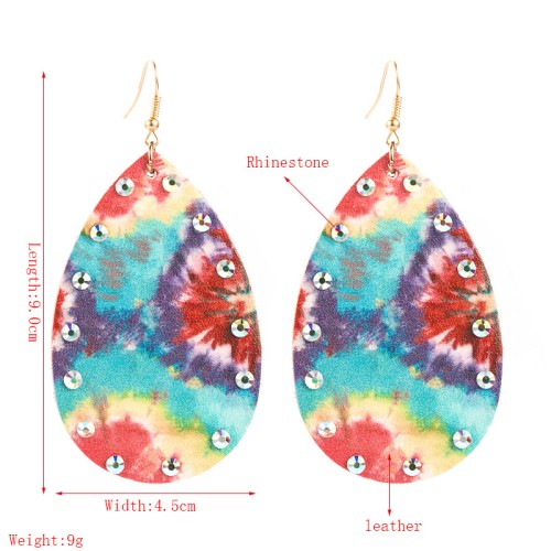 Fashion Jewelry Leather Earrings For Women YWHME-58