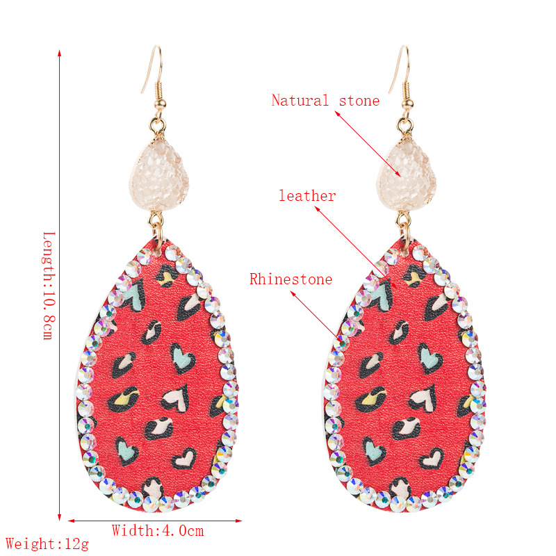 Fashion Jewelry Leather Earrings For Women YWHME-59 