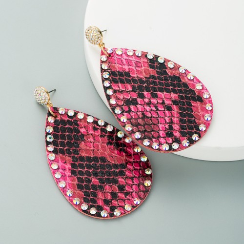 Fashion Jewelry Leather Earrings For Women YWHME-61