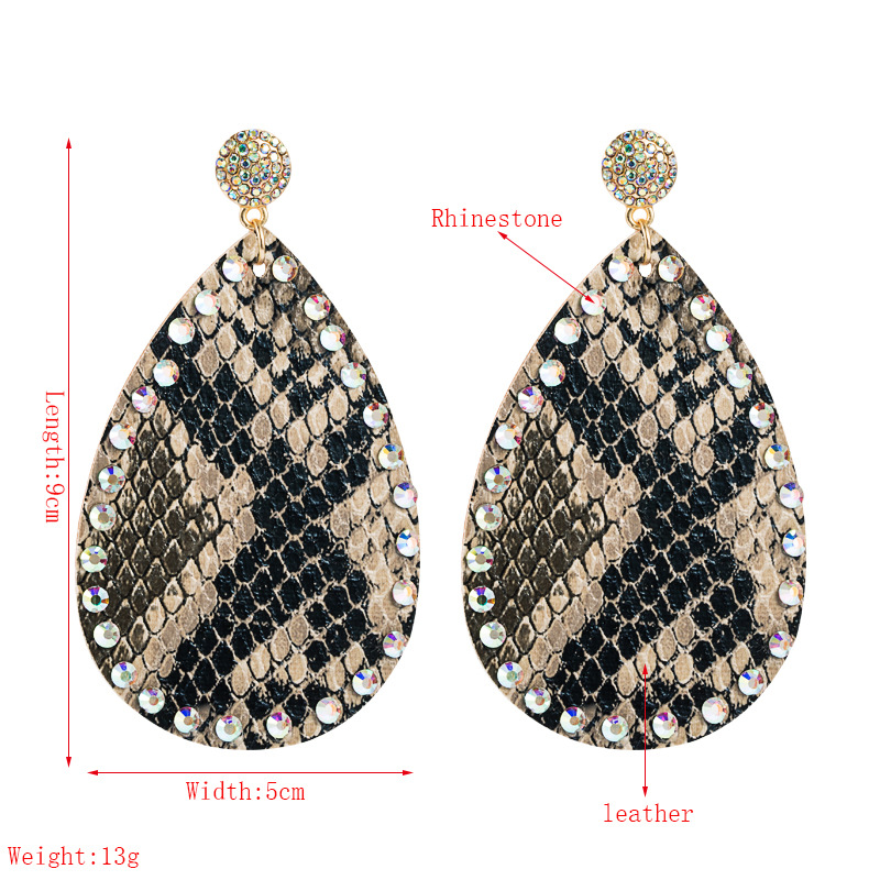 Fashion Jewelry Leather Earrings For Women YWHME-61 