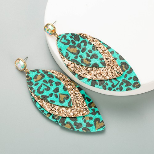 Fashion Jewelry Leather Earrings For Women YWHME-63